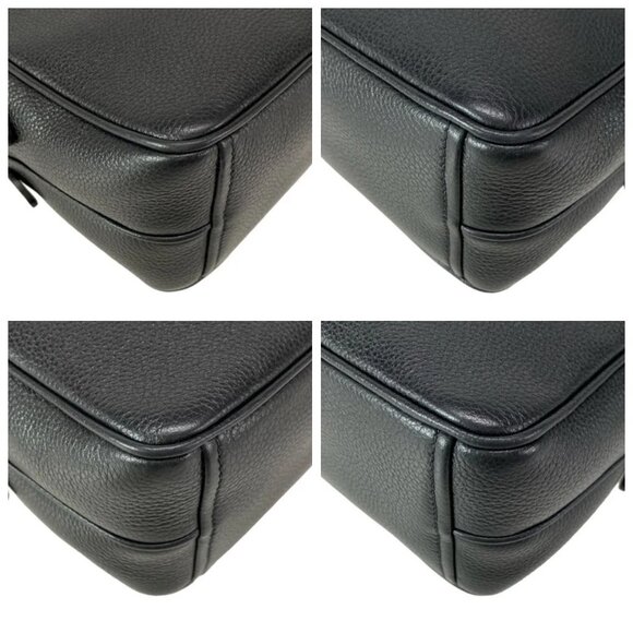 PRADA - Black Leather Shoulder Bag 745-081425 - Picture 6 of 14